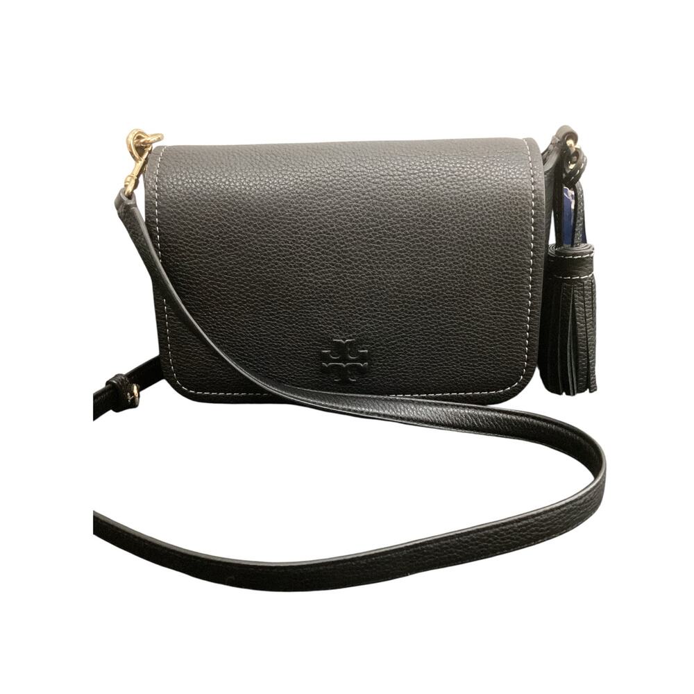 NWOT Tory Burch Purse Women’s 1 Size Thea Flap Pebbled Leather Medium Crossbody